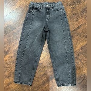 Grey barrel jeans old navy